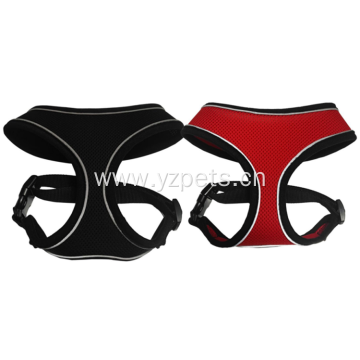 Factory adjustable custom logo soft mesh Dog Harness